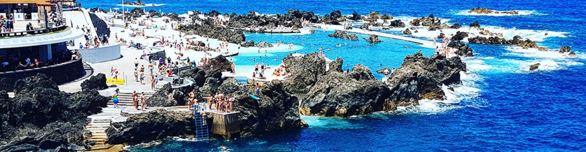 Madeira Natural Pools West Tour on a Open Roof Top Mini Van