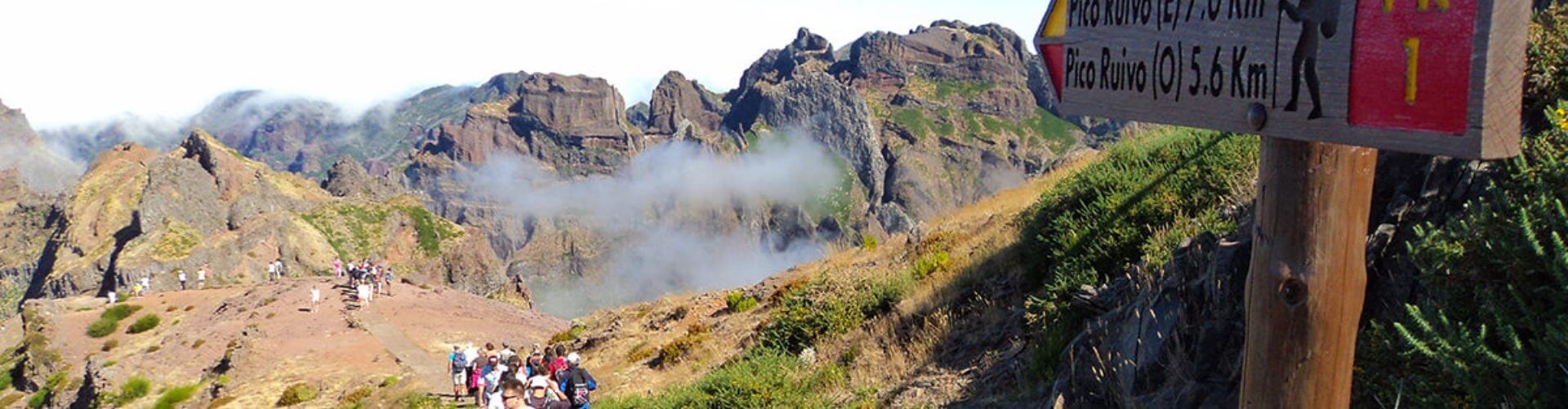 Pico Areeiro to Pico Ruivo Walk, Madeira