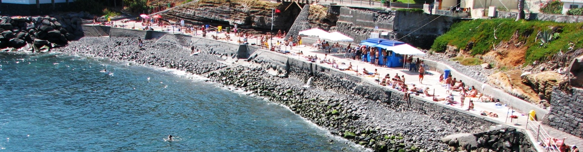 Gorgulho Beach, Funchal, Madeira island