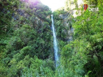 Agua D'Alto Waterfall in Faial, Santana, Madeira
