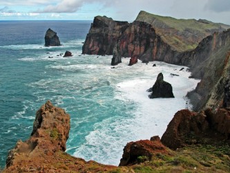 Baía d´Abra Viewpoint in Ponta de São Lourenço in Caniçal