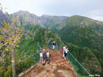 Miradouro Balcoes Viewpoint in Ribeiro Frio, Madeira Island