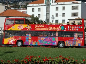 City Gold CR7 Red Bus City Sightseeing Funchal