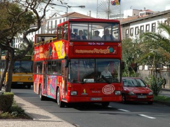 City Gold CR7 Red Bus City Sightseeing Funchal