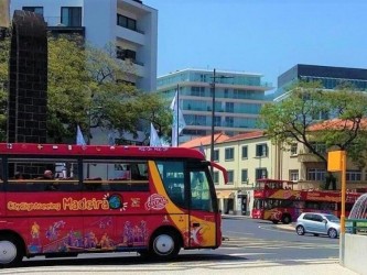 City Gold CR7 Red Bus City Sightseeing Funchal