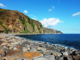 Lugar de Baixo Beach in Ponta do Sol, Madeira