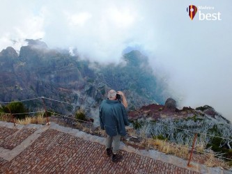 Miradouro do Pico Ruivo Viewpoint in Madeira Island