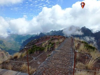 Miradouro do Pico Ruivo Viewpoint in Madeira Island