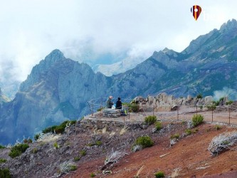 Miradouro do Pico Ruivo Viewpoint in Madeira Island