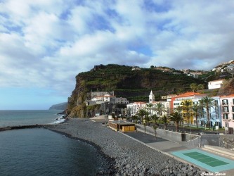 Ponta do Sol Beach in Madeira